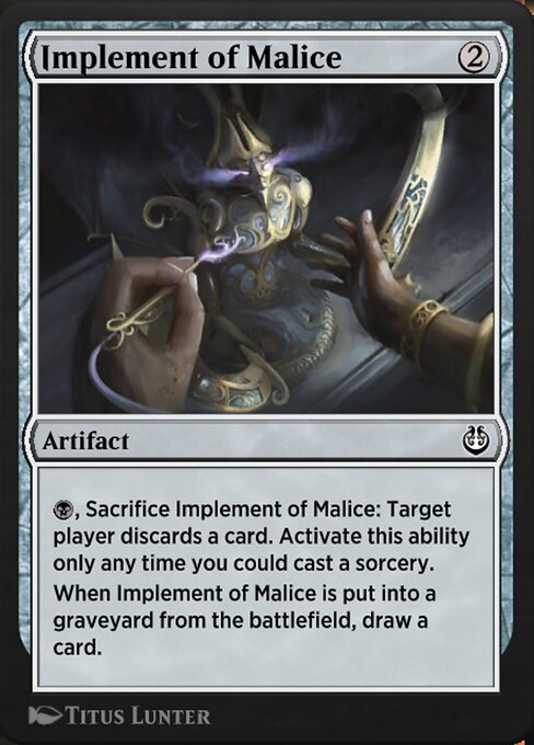 Implement of Malice