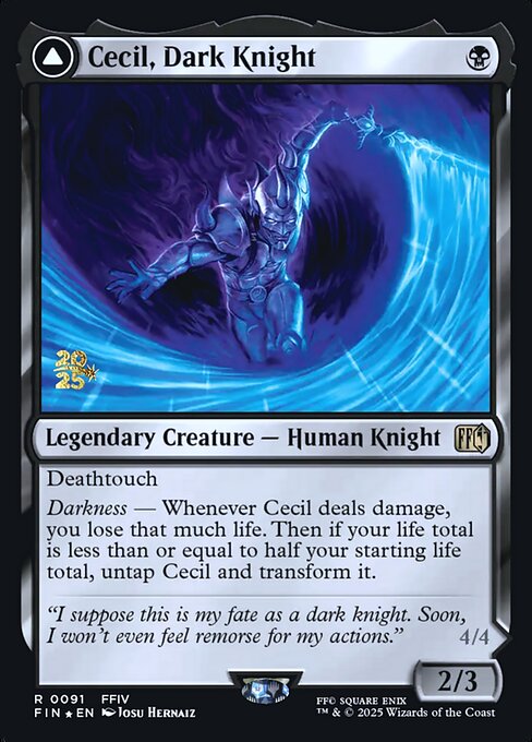 Cecil, Dark Knight // Cecil, Redeemed Paladin