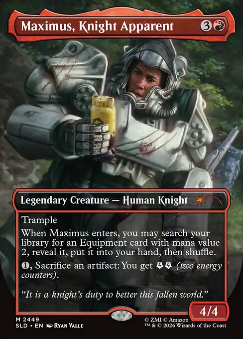 Maximus, Knight Apparent