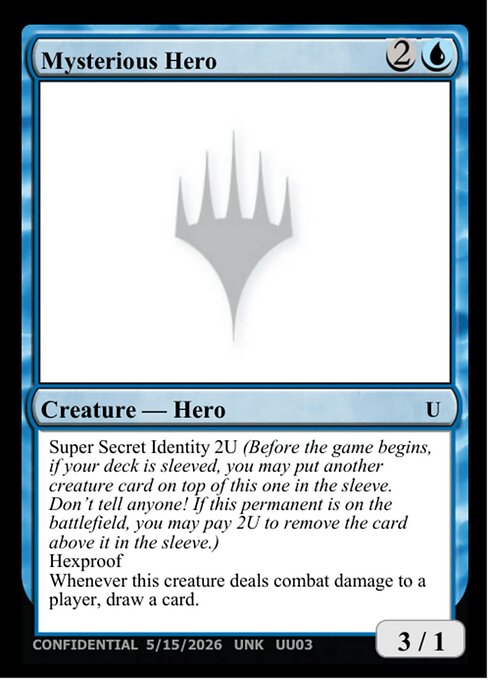 Mysterious Hero
